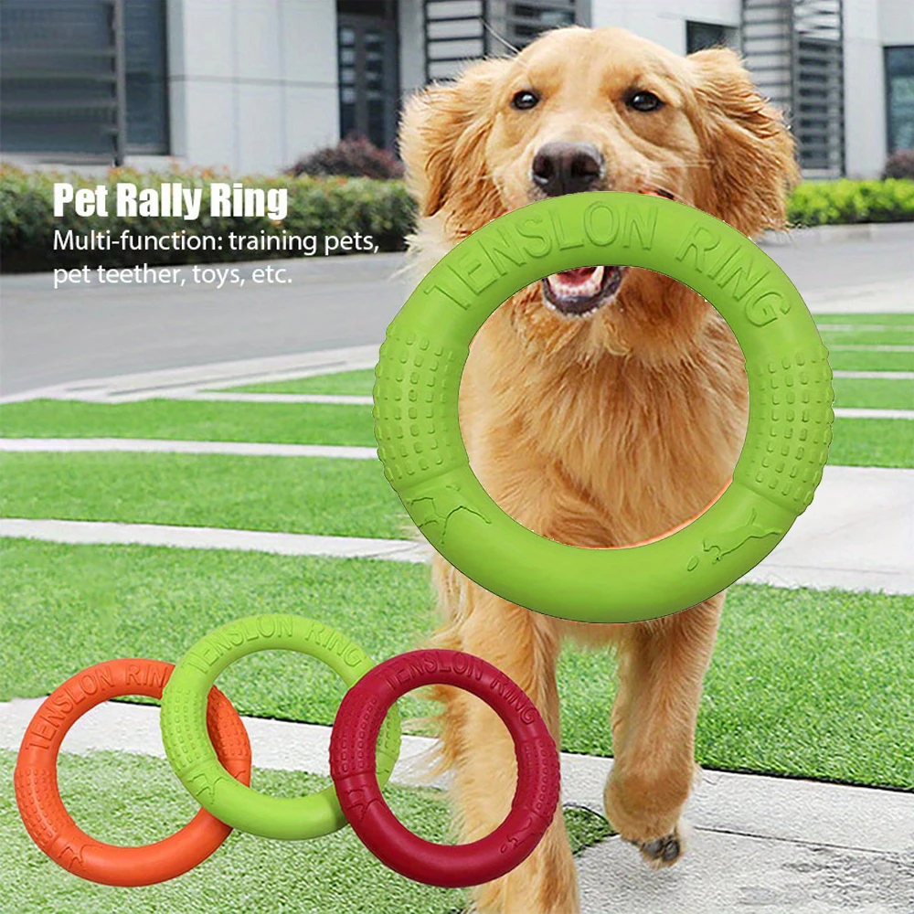 Flying Disc Dog Training Toy - Mainan pelatihan anjing cakram terbang olahraga
