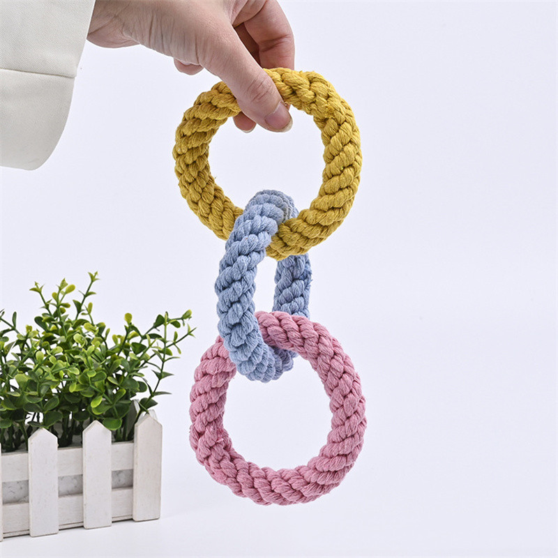 Dog Rope Toy Aggressive Chewers - 1 Buah Mainan Kunyah Besar untuk