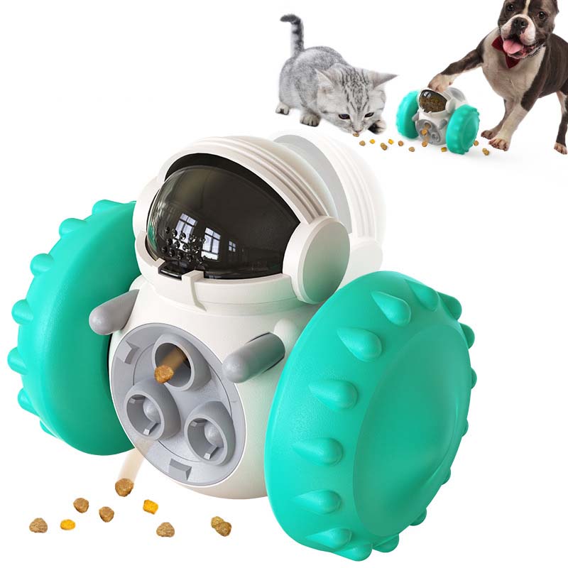 Dog Puzzle Feeder Toy - Mainan Mobil Keseimbangan Hewan Peliharaan Baru,