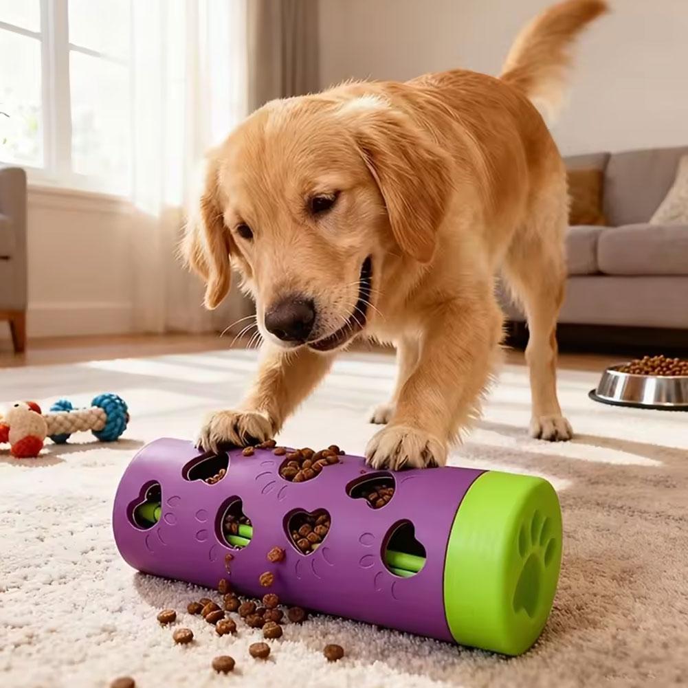 Dog Puzzle Feeder Toy - Dispenser Makanan Hewan Peliharaan Interaktif yang