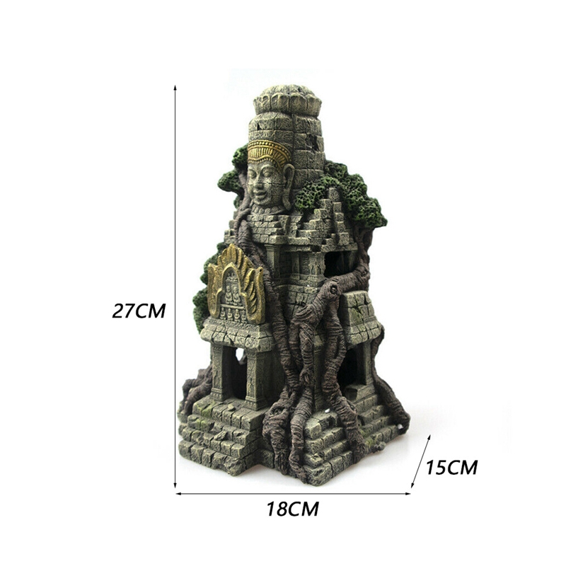 Ornamen Akuarium Rumah Patung  - Aquarium ulasan dan harga