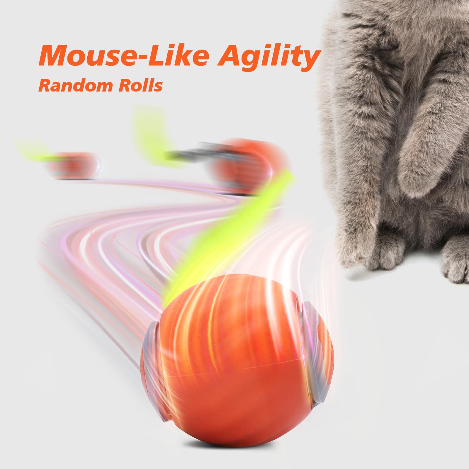 Mainan Bola Interaktif Kucing  - Automatic Moving Dog Ball ulasan dan harga