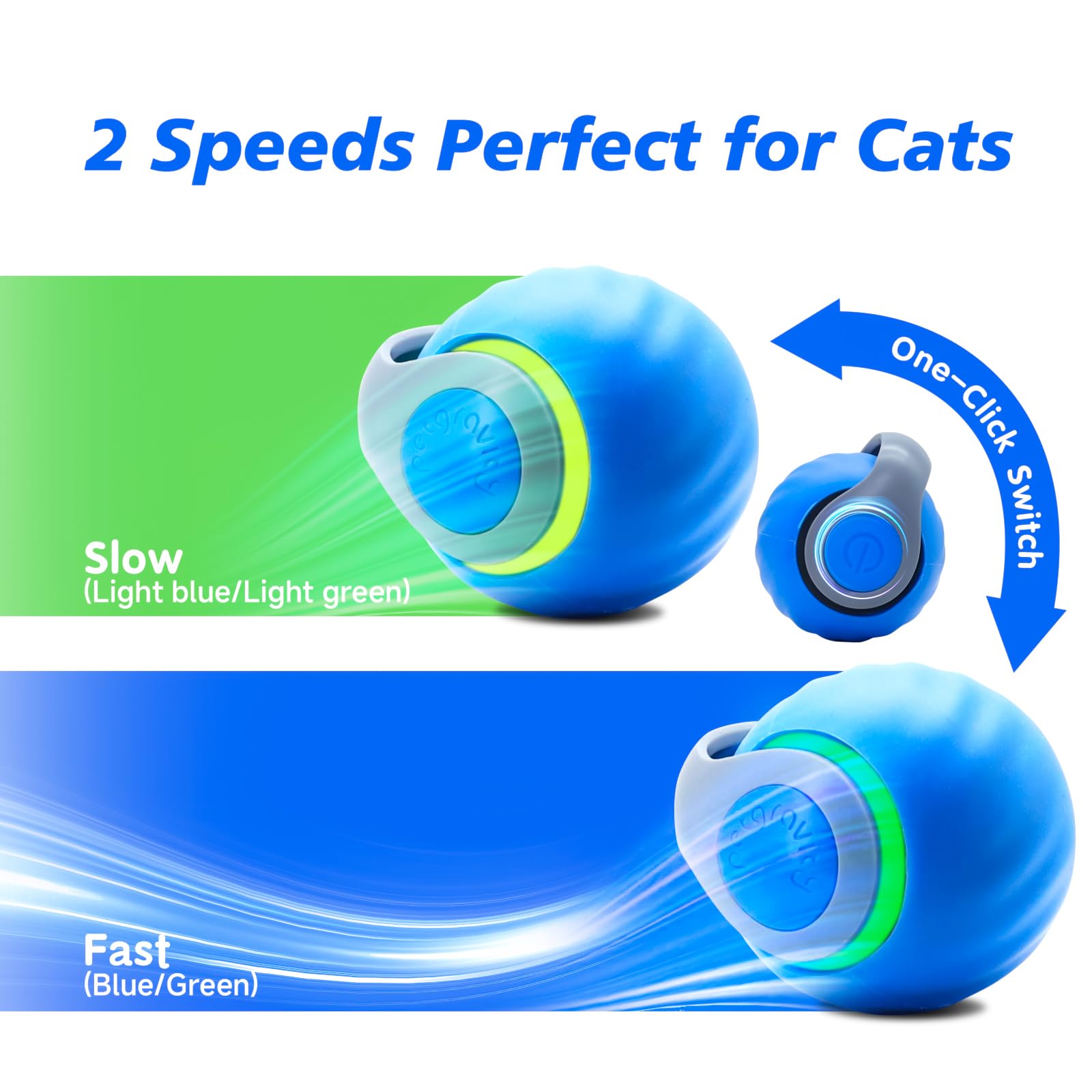 Mainan Bola Interaktif Kucing  - Automatic Moving Dog Ball ulasan dan harga