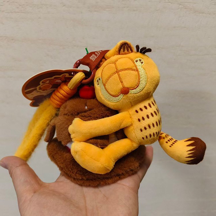 Boneka Gantungan Kunci Garfiel - Dog Toys ulasan dan harga