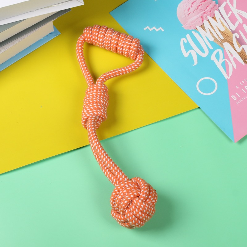 1PCS Mainan Tali Anjing dengan - Dog Rope Toy Aggressive Chewers ulasan dan harga