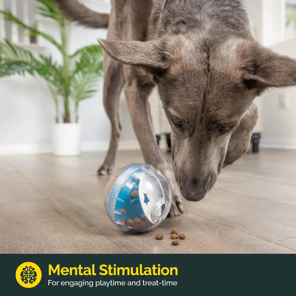 IQ Treat Ball Dispenser Mainan - Indestructible Dog Chew Toy ulasan dan harga