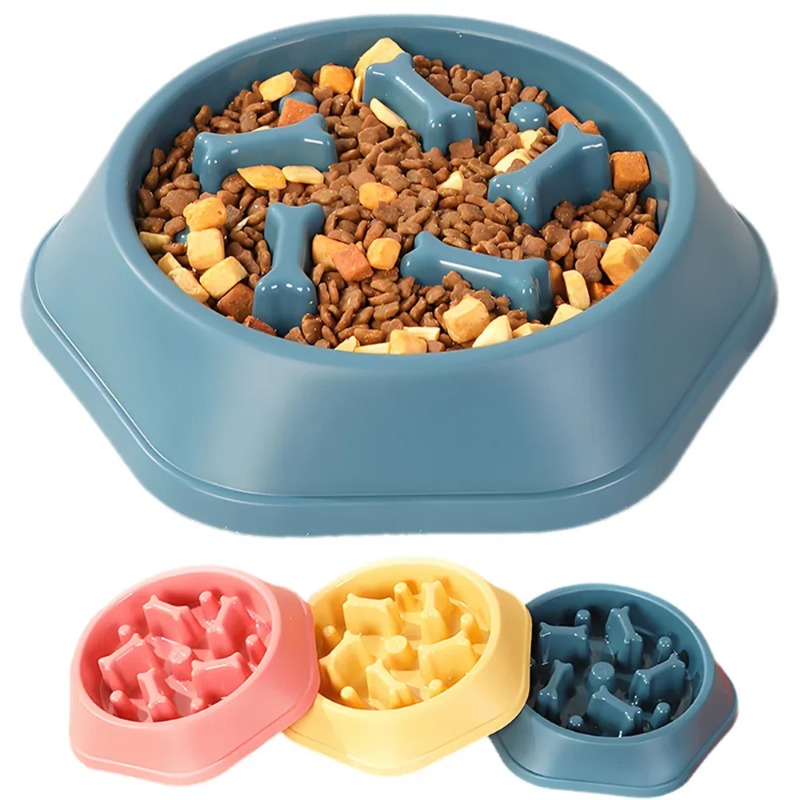 1Pc Mangkuk Makan Anjing Slow  - Dog Puzzle Feeder Toy ulasan dan harga